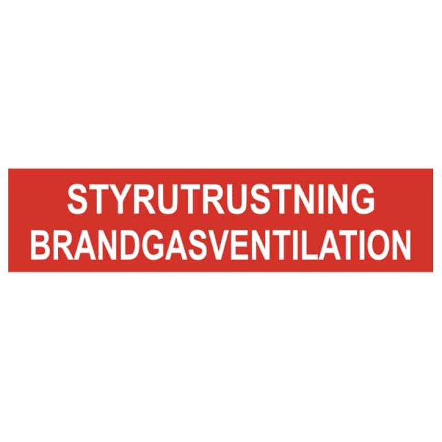 Dekal 110×27 Styrutrustning BGV