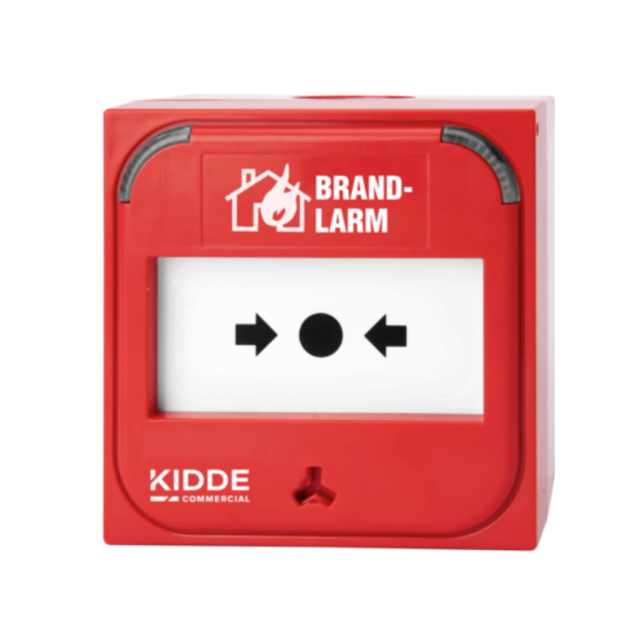 Larmknapp LED KC – 560ohm – Röd