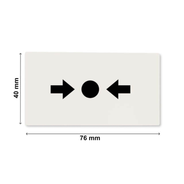 Reservglas 76x40mm (5-pack)