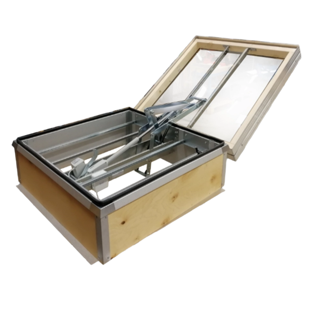 Brandgasventilator LVEK-M Akrylkupol Motor