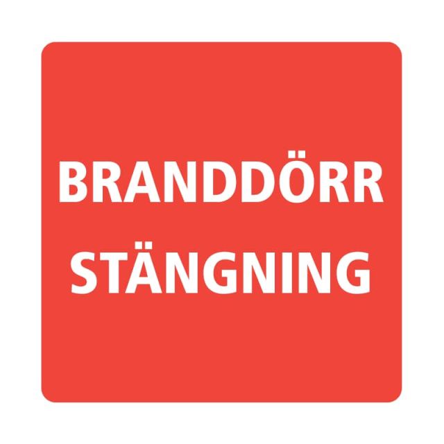 Dekal 47×47 Branddörrstängning